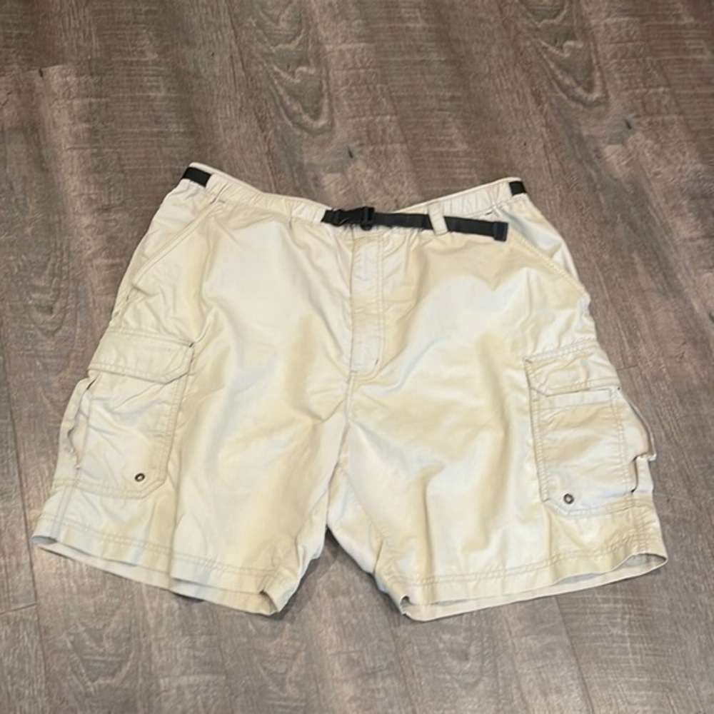 REI hybrid cargo shorts